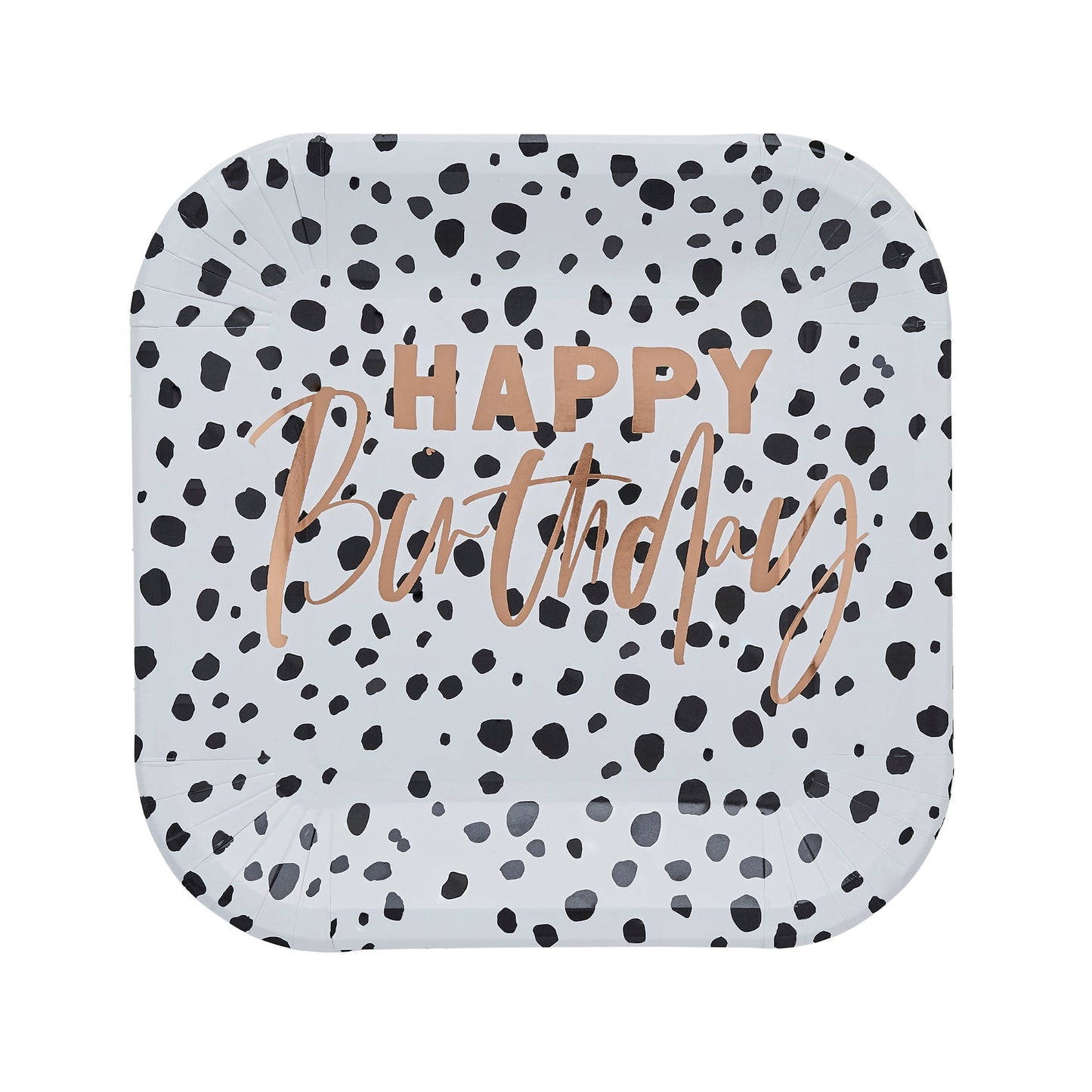 Dalmatian 'Happy Birthday' Paper Plates - Pack of 10