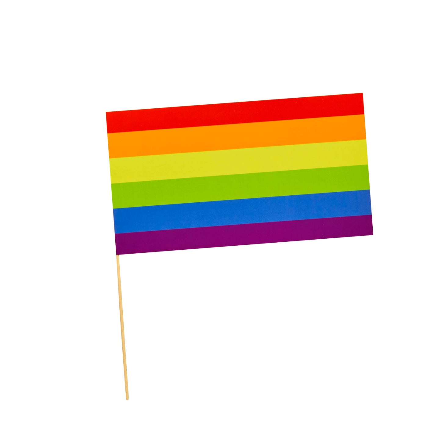 Rainbow Paper Flags - Pack of 6