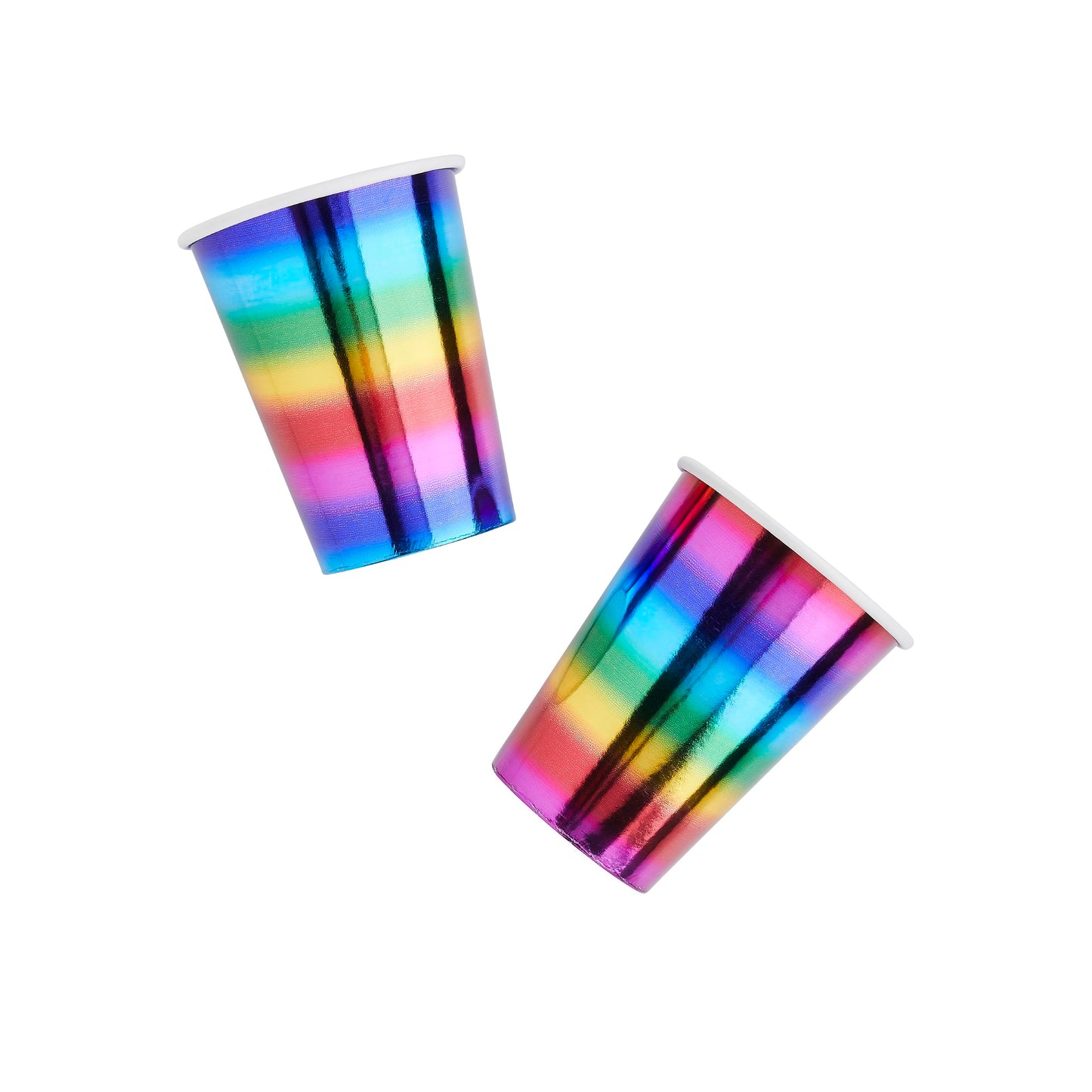 Rainbow Paper Cups - Pack of 10