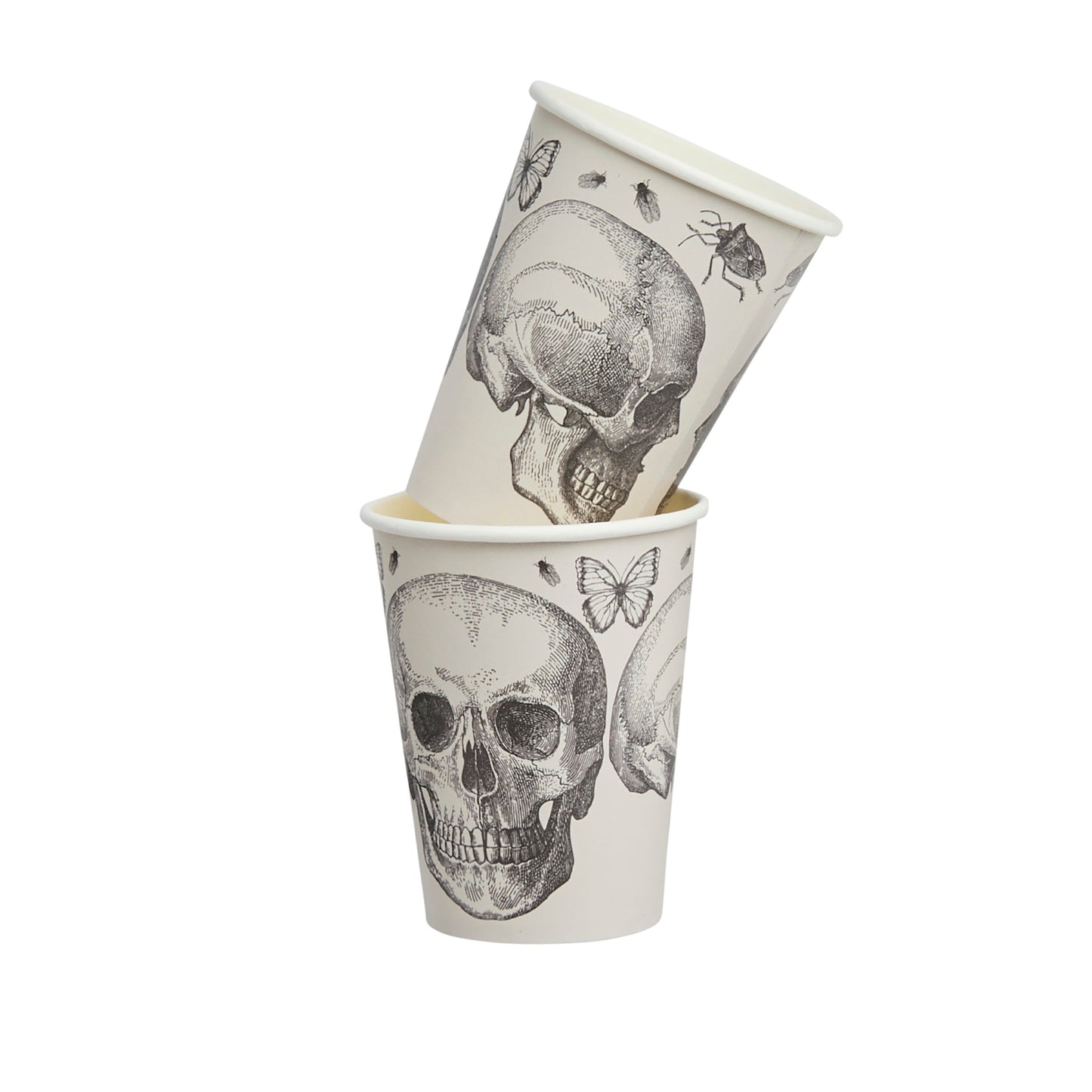 Skull Paper Cups - Pack of 8