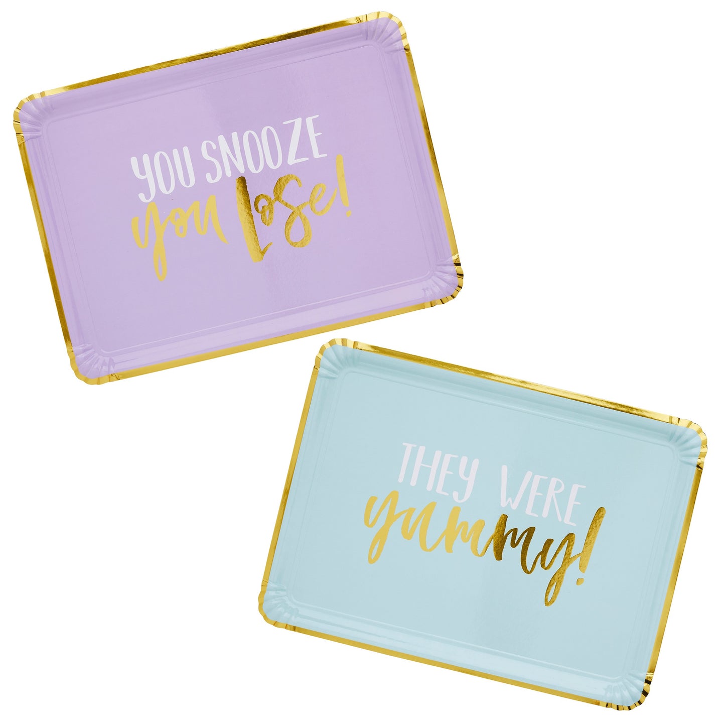 Eat, Drink, Party Paper Trays - Pack of 4