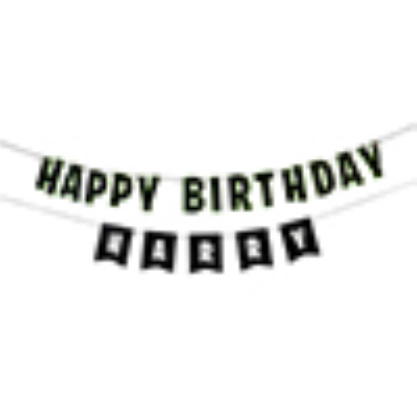 Happy Birthday Customisable Card Banner x2 2m