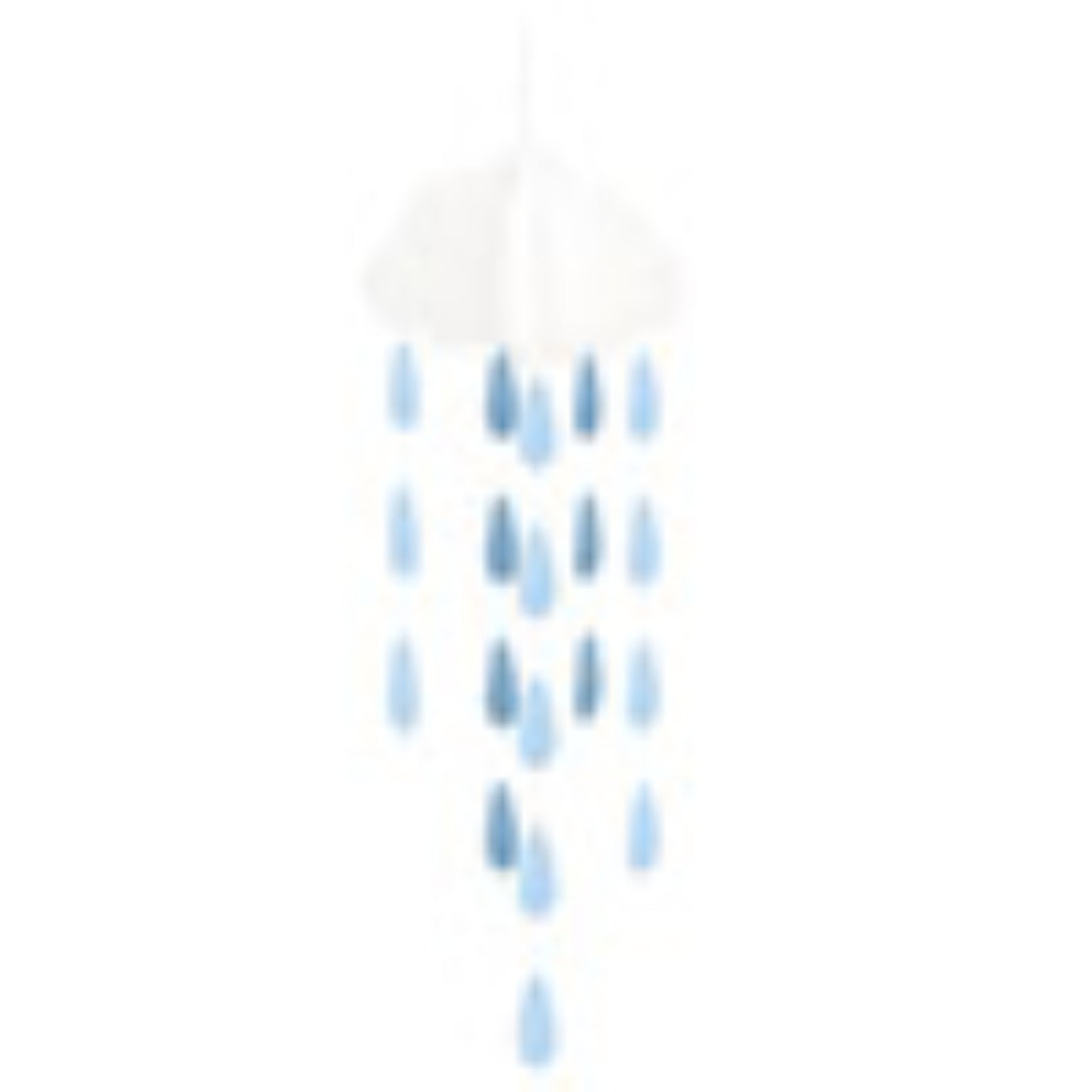 BABY HANGING CLOUD DECORATION 2PK BLUE