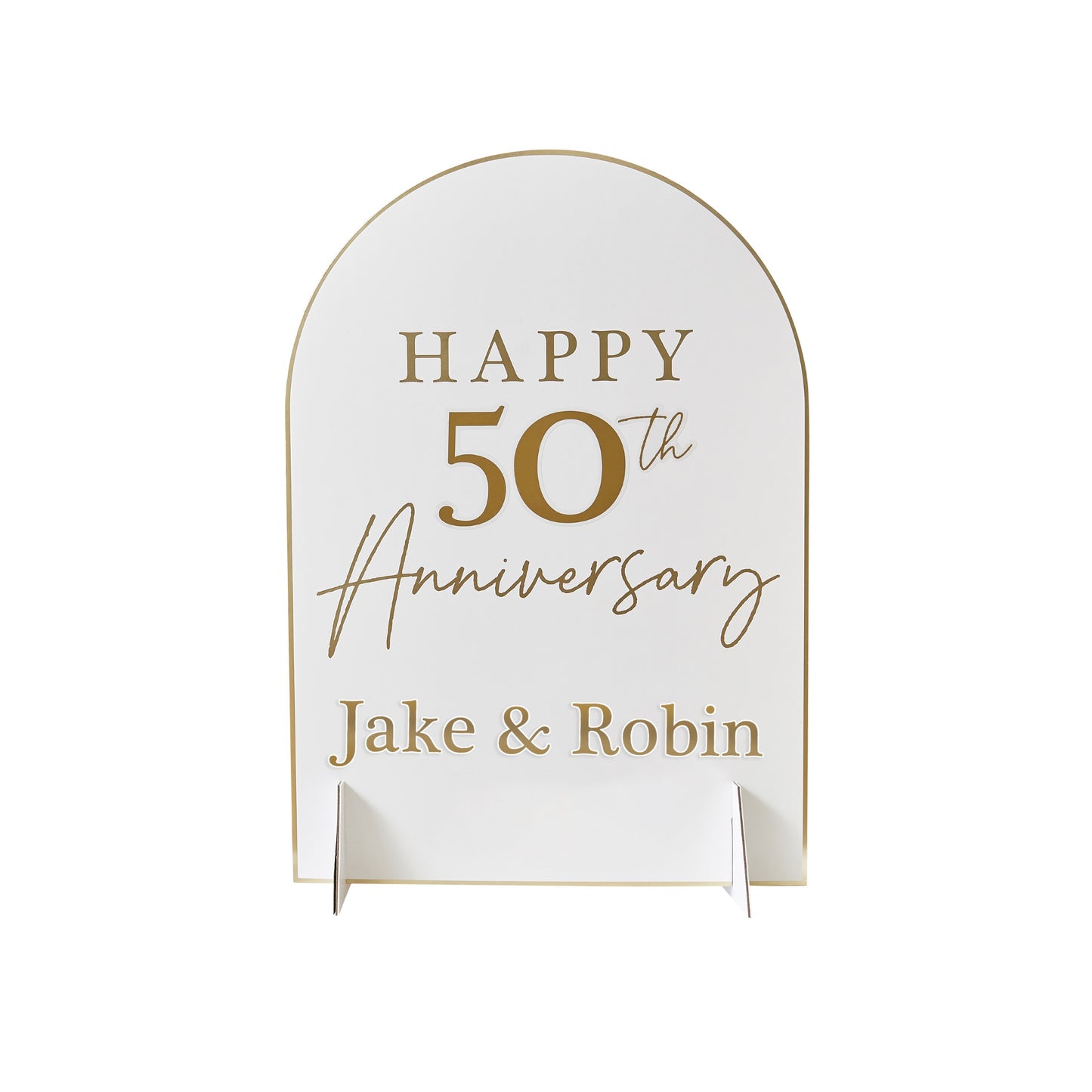 Happy Anniversary Customisable Table Sign