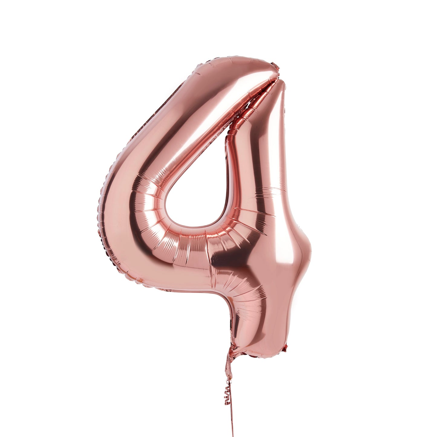 Rose Gold Number '4' Foil 34" Balloon