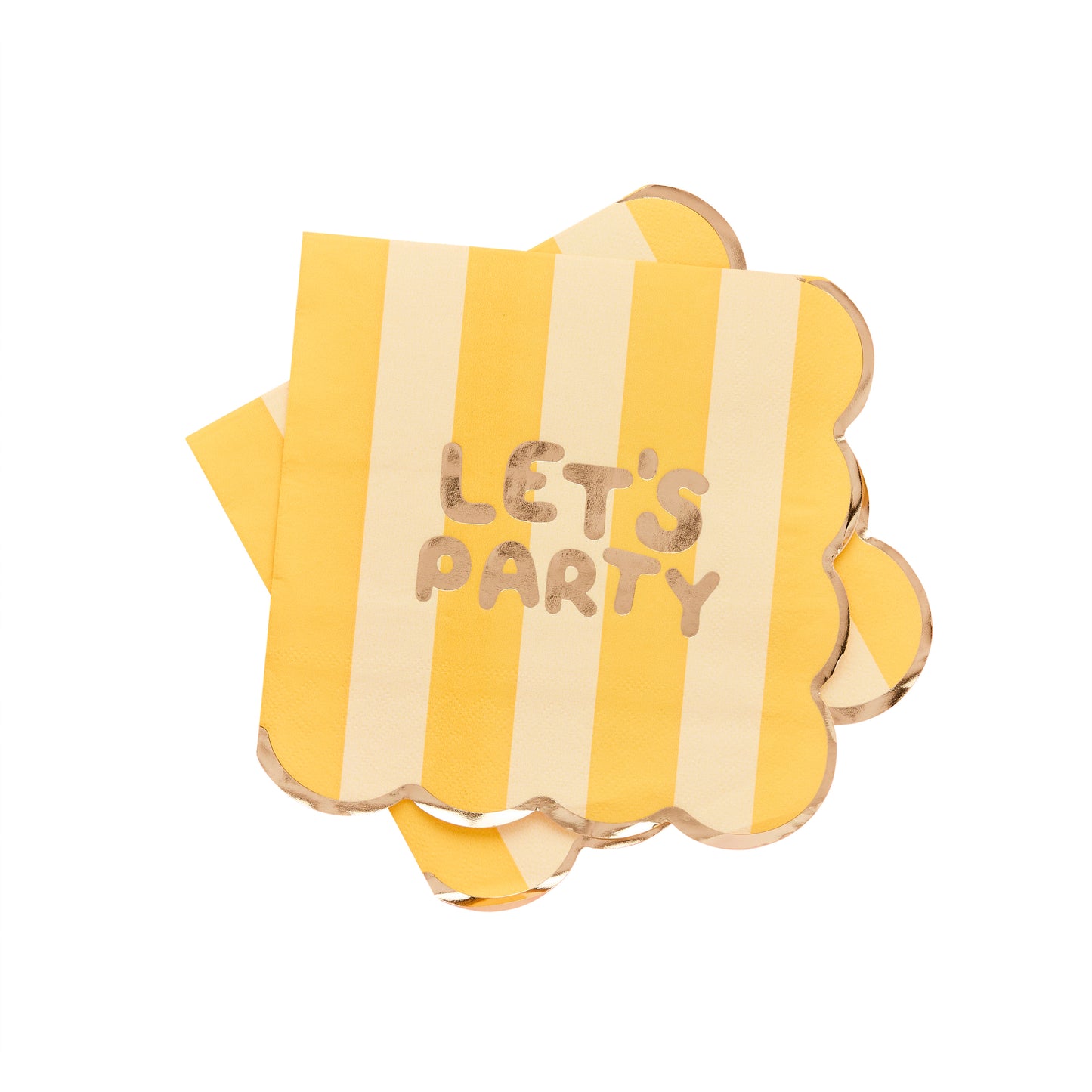 Playful Brights 'Lets Party' Paper Napkins - Pack of 16