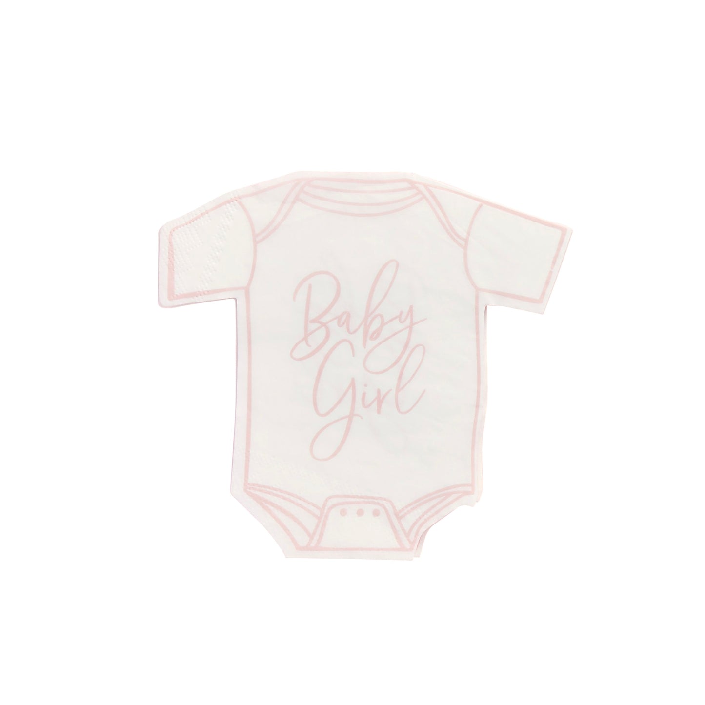 NAPKINS BABYGROW PINK 16PK
