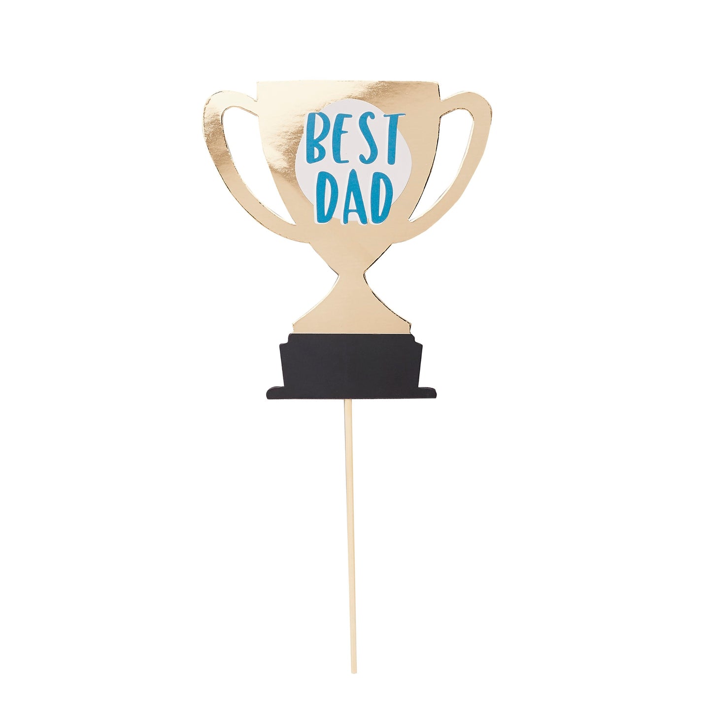 'Best Dad' Trophy Cake Topper
