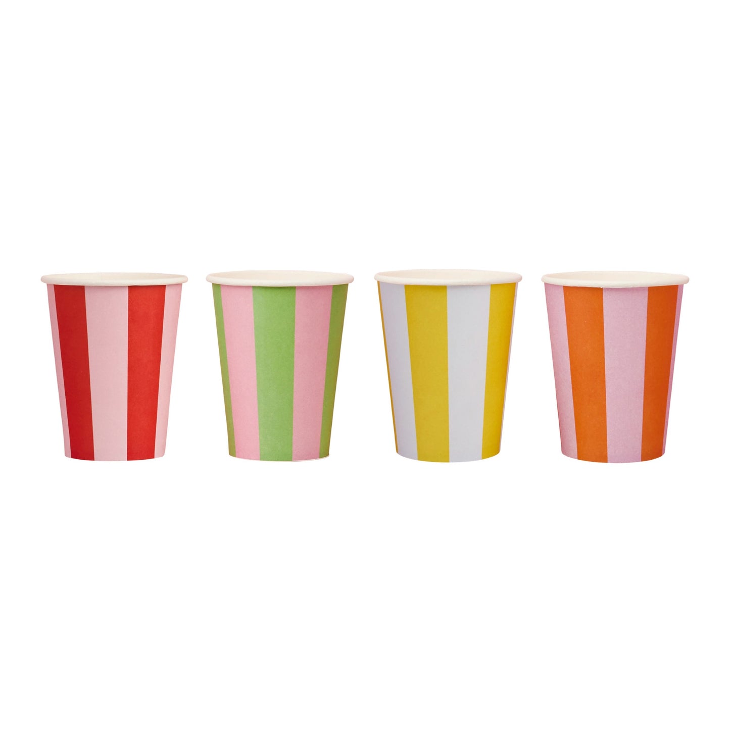 Bright Banquet Paper Cups - Pack of 8