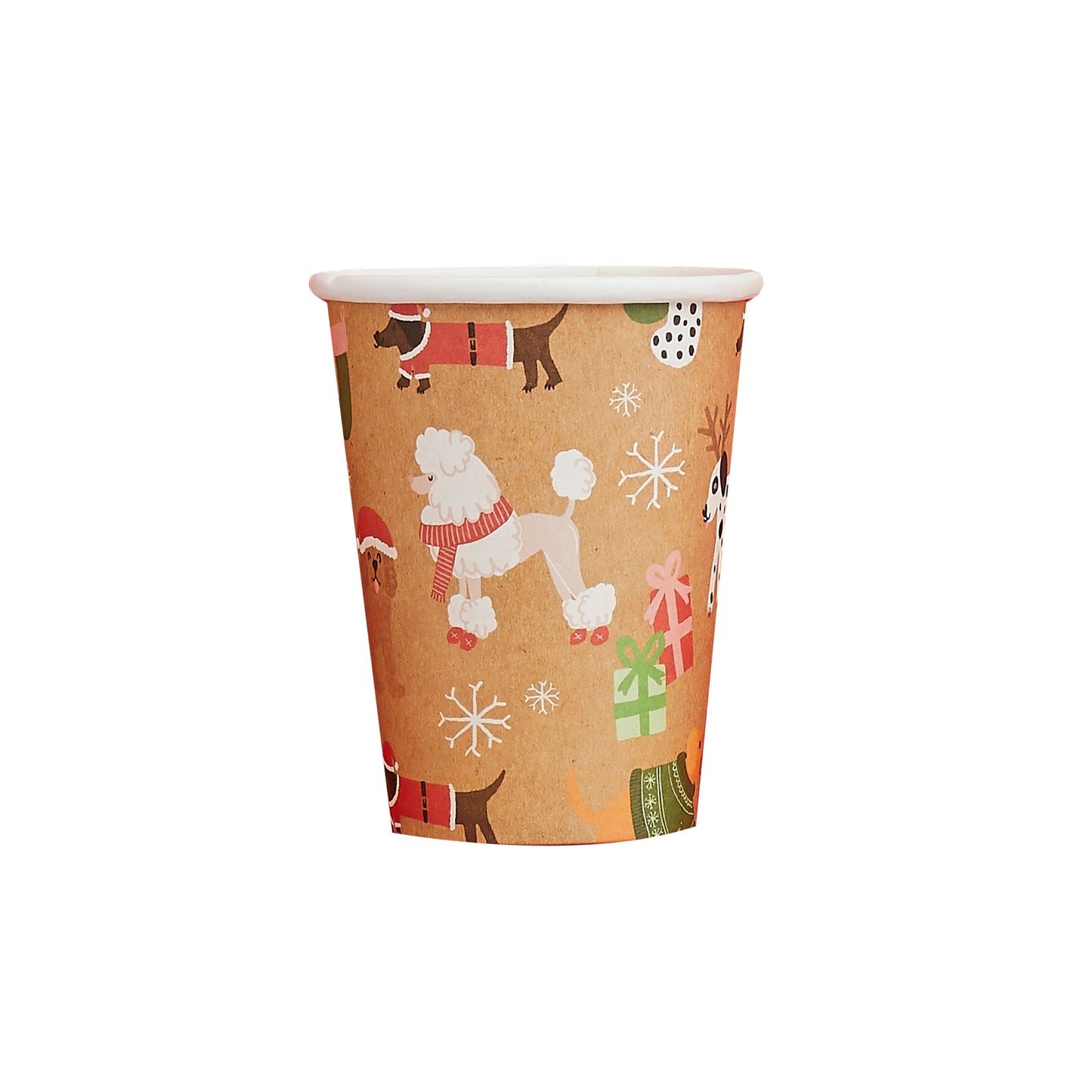 Santa Paws Paper Cups - Pack of 8