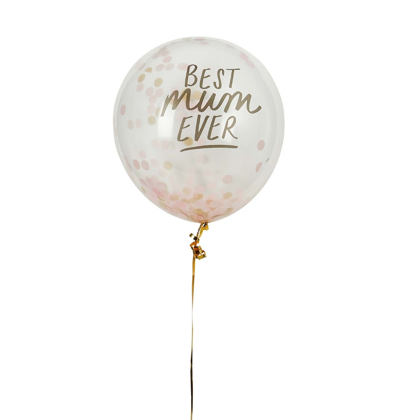 Best Mum Ever Confetti 12" Latex Balloons - Pack of 5