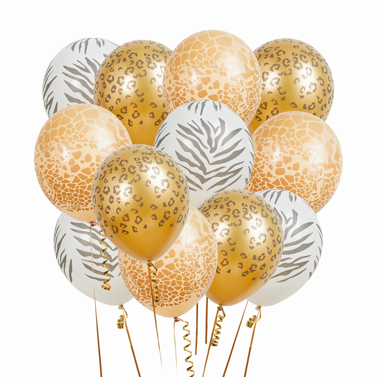 Safari 12" Latex Balloon Bundle - Pack of 12