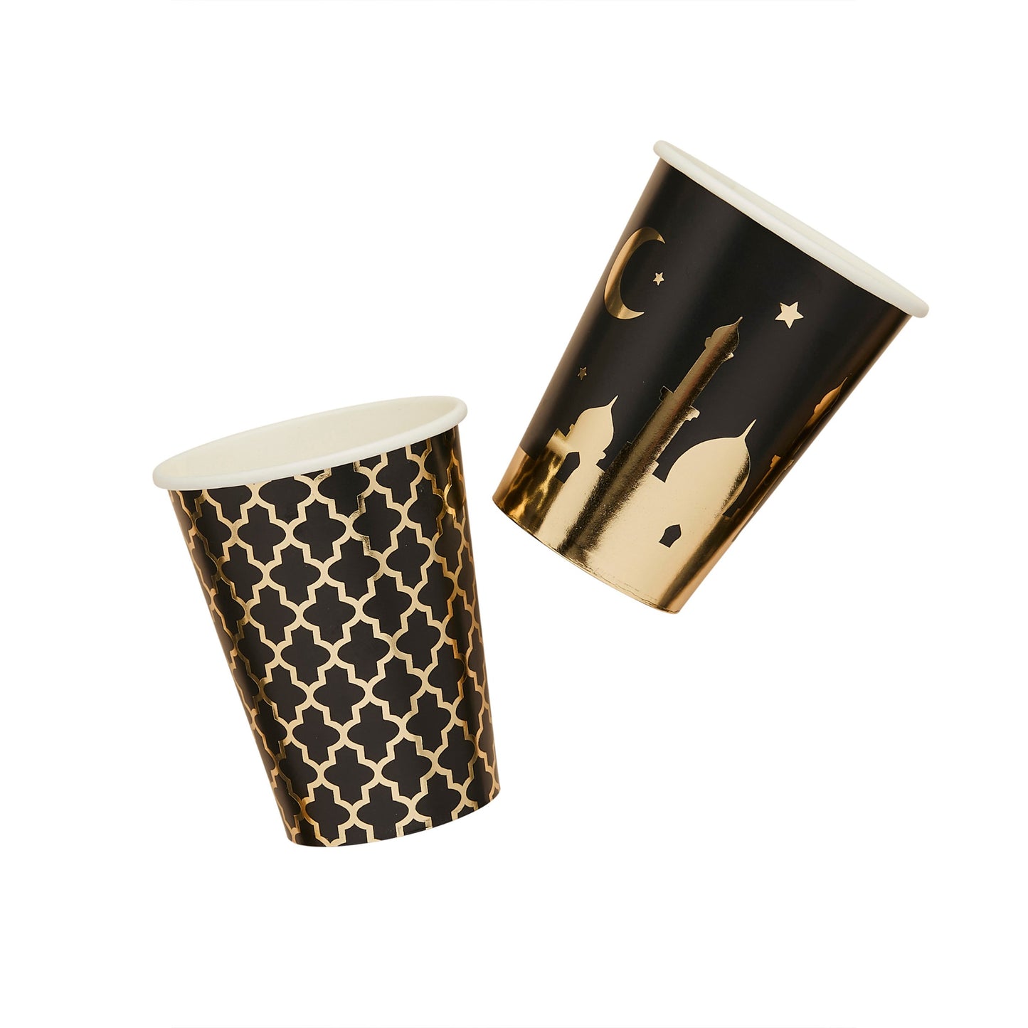 Umrah Mubarak Paper Cups - Pack of 8