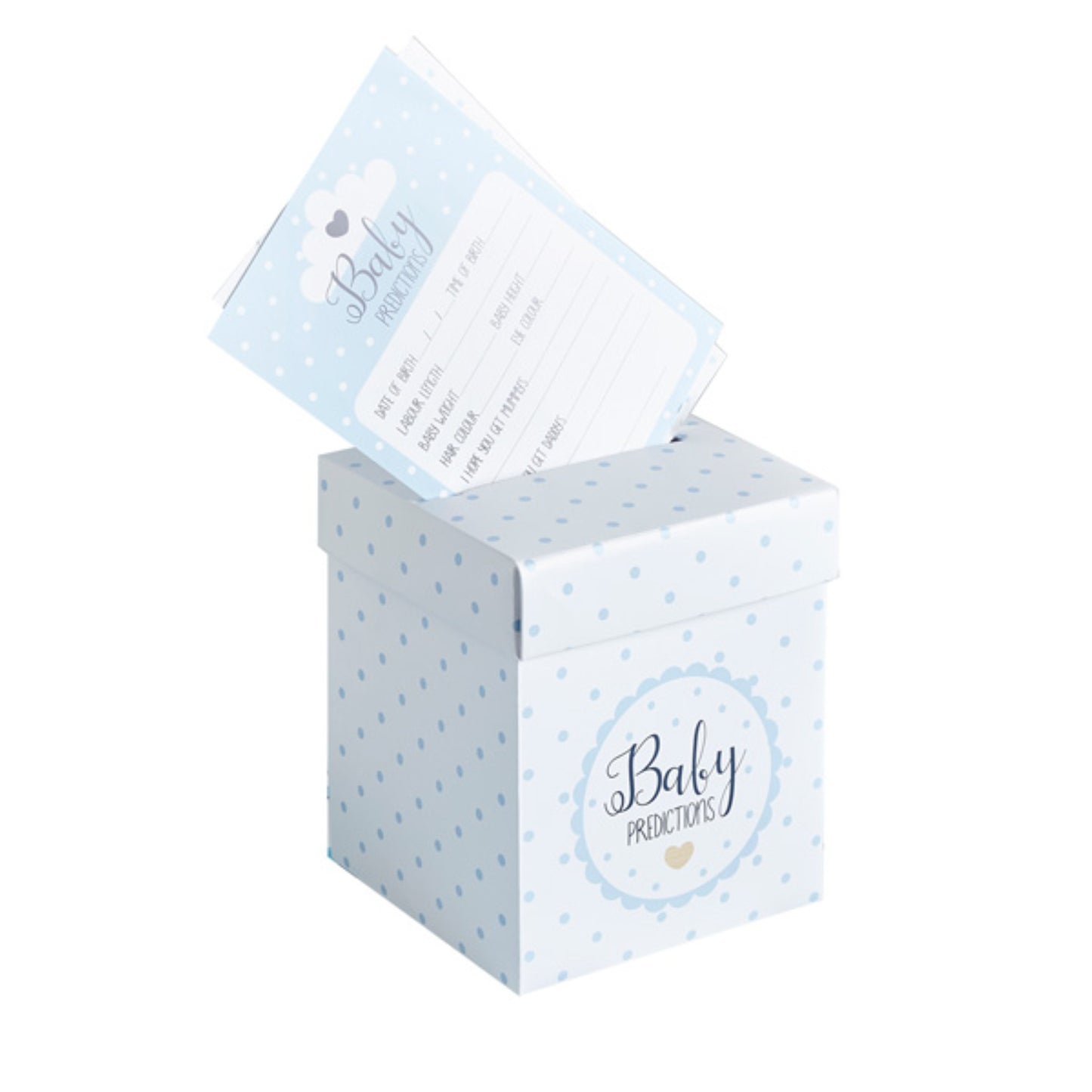 Blue Post Box &Prediction Cards Set