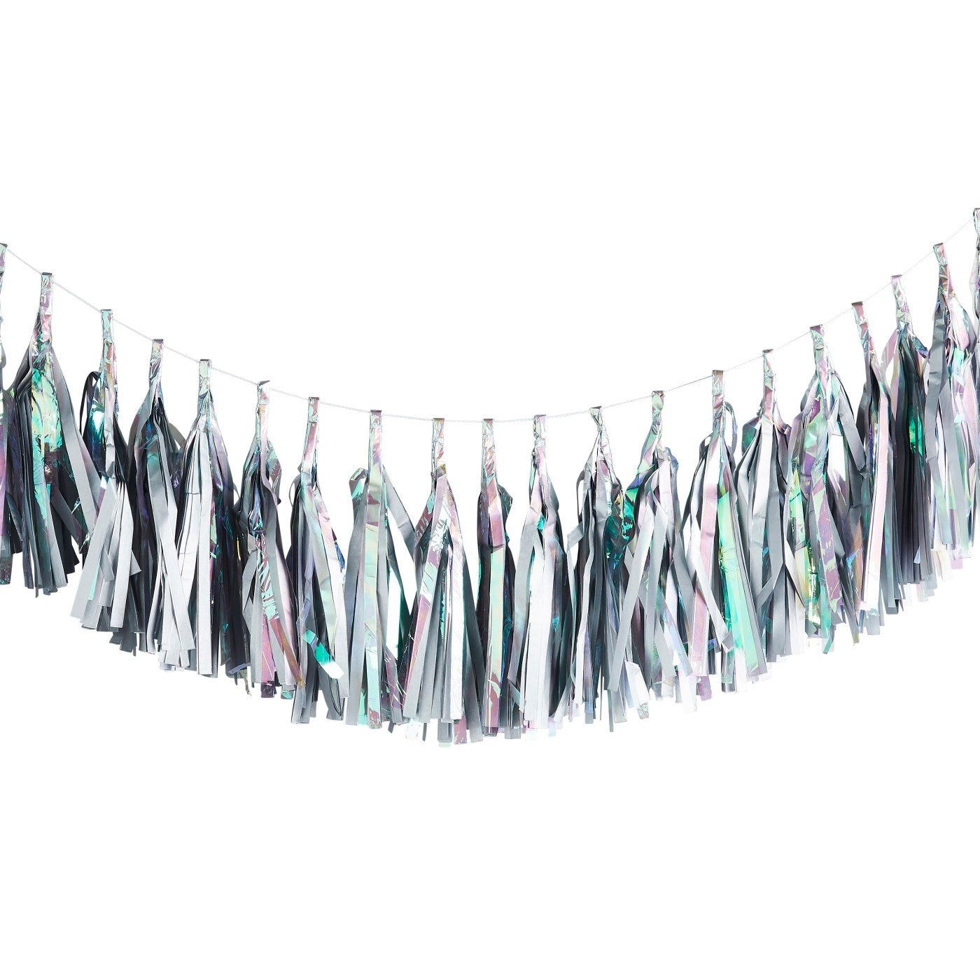 Iridescent Tassel Garland 2m