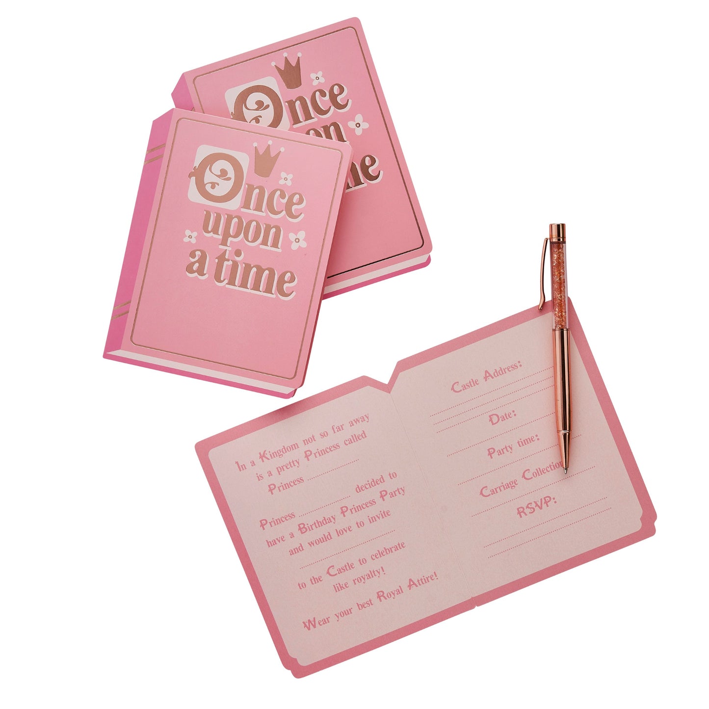 Fairytale Book Party Invitations - Pack of 10