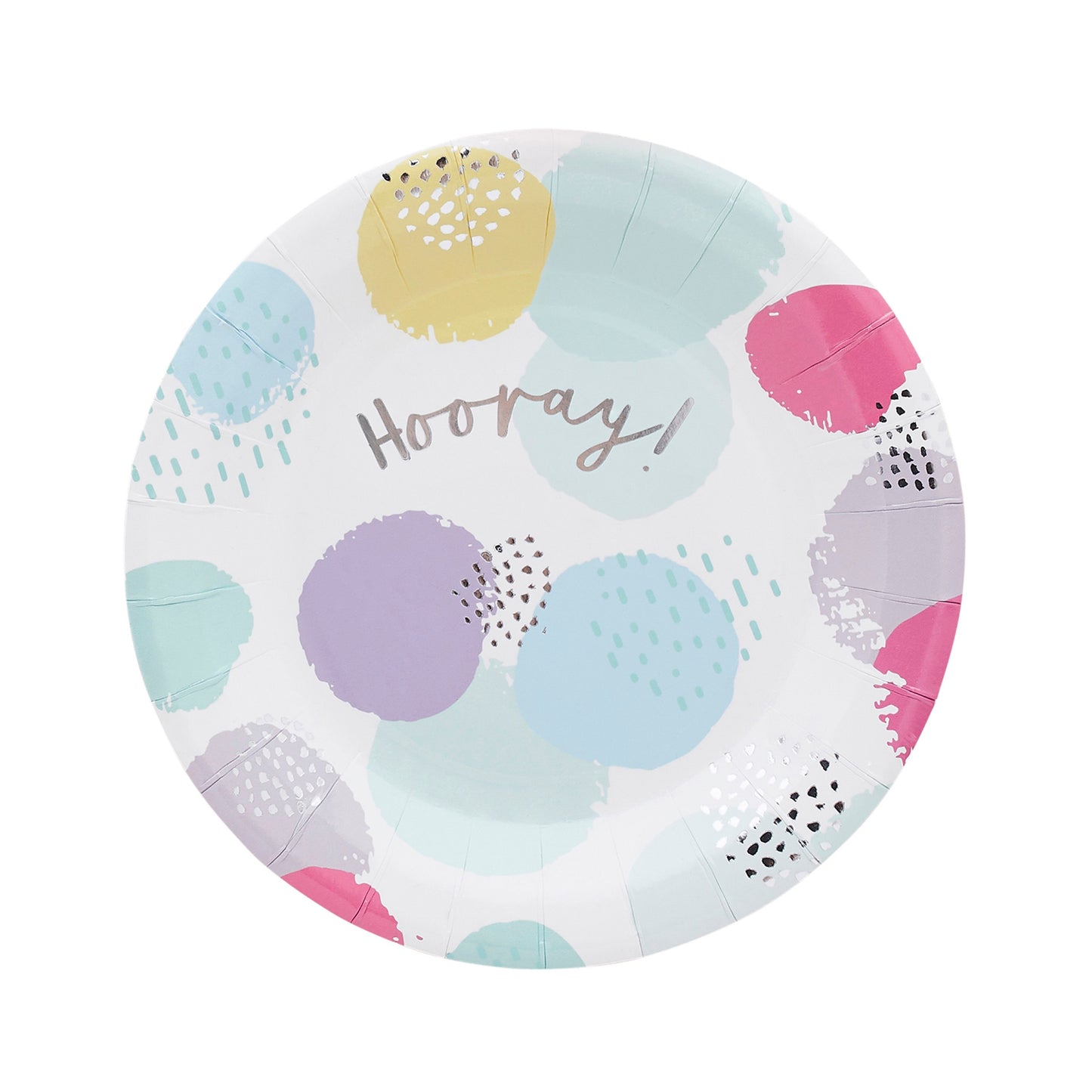 Pastel Pop Paper Plates - Pack of 10