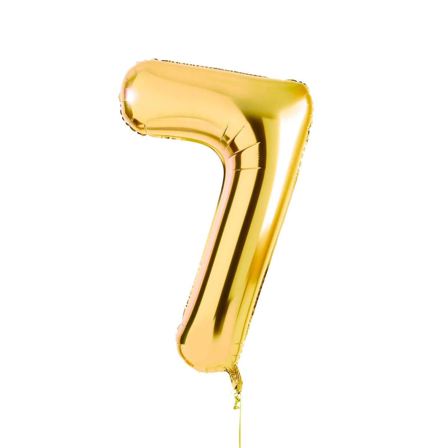 Gold Number '7' Foil 34" Balloon