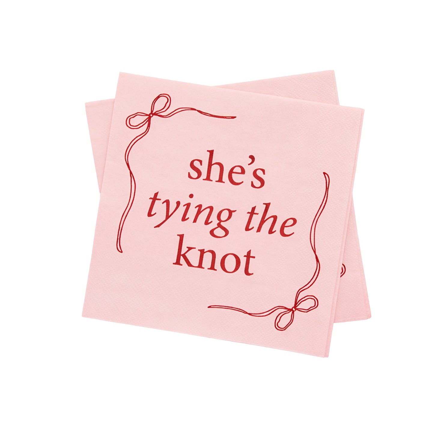 She's Tying The Knot Paper Napkins - Pack of 16
