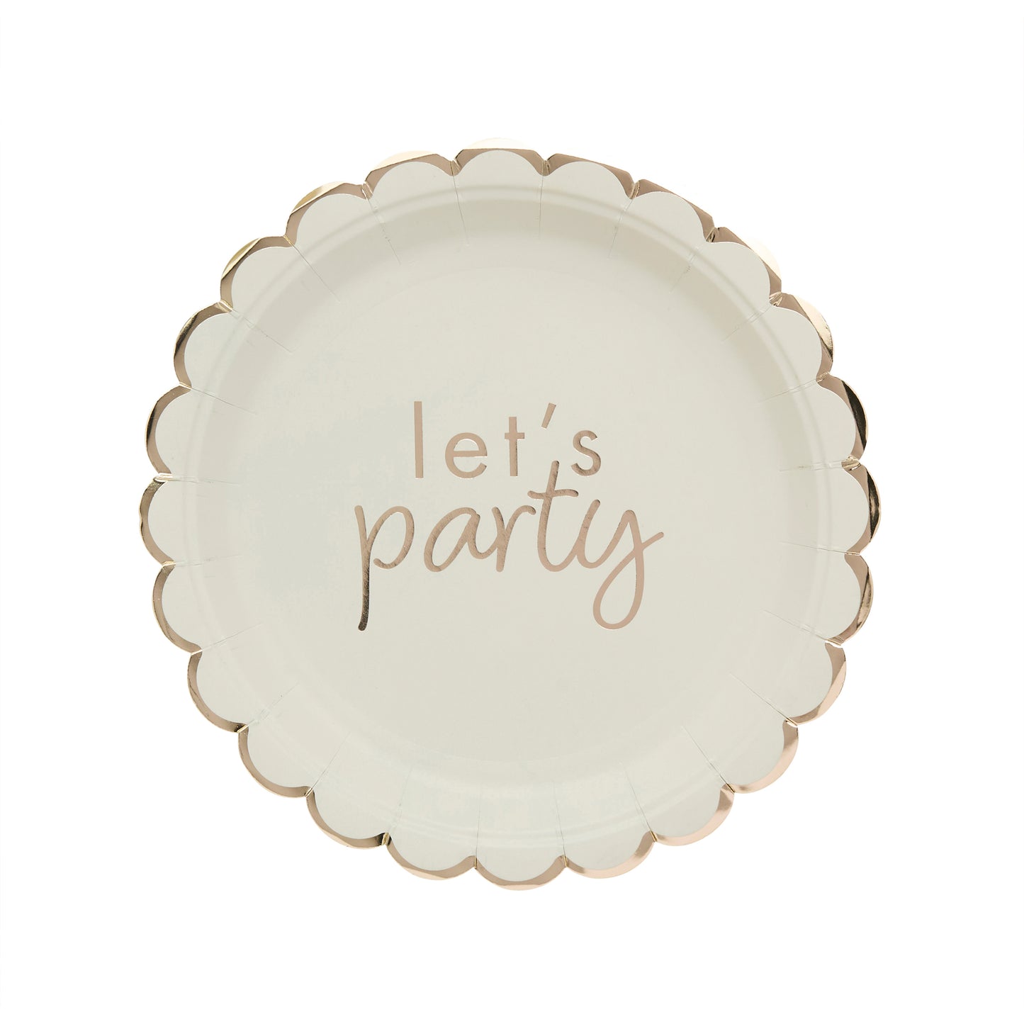 Let's Party Paper Plates - Pack of 8