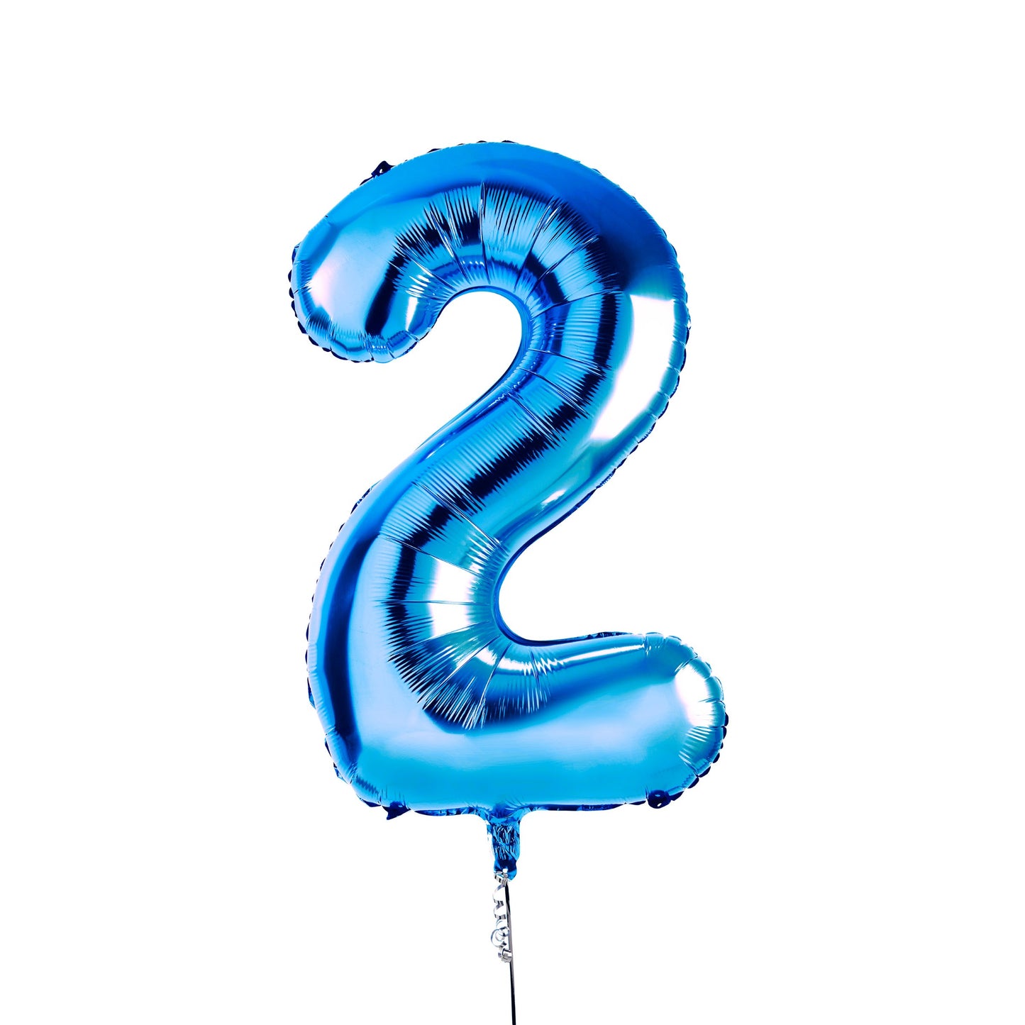 Blue Number '2' Foil 34" Balloon