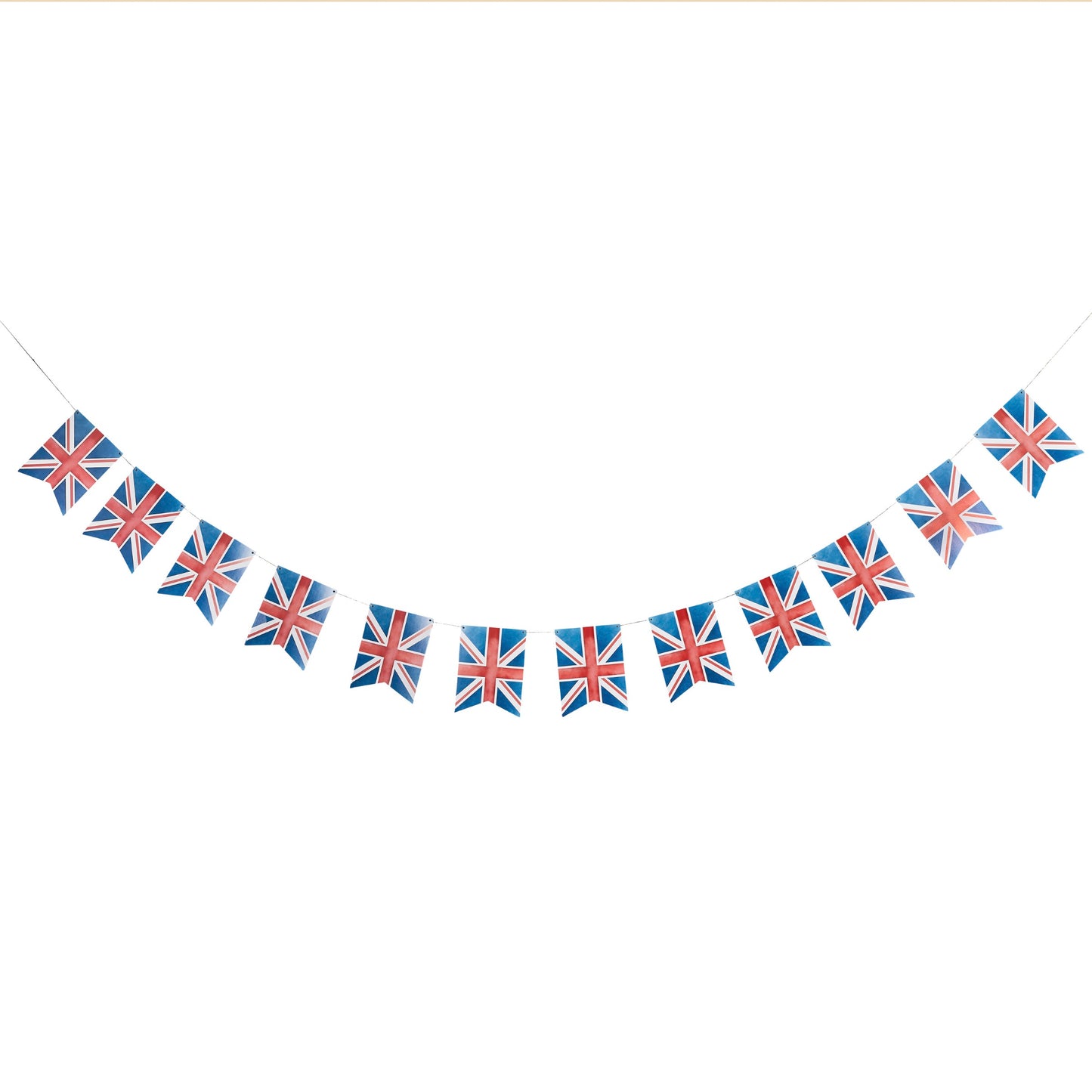 Union Jack Card Flag Bunting 3m