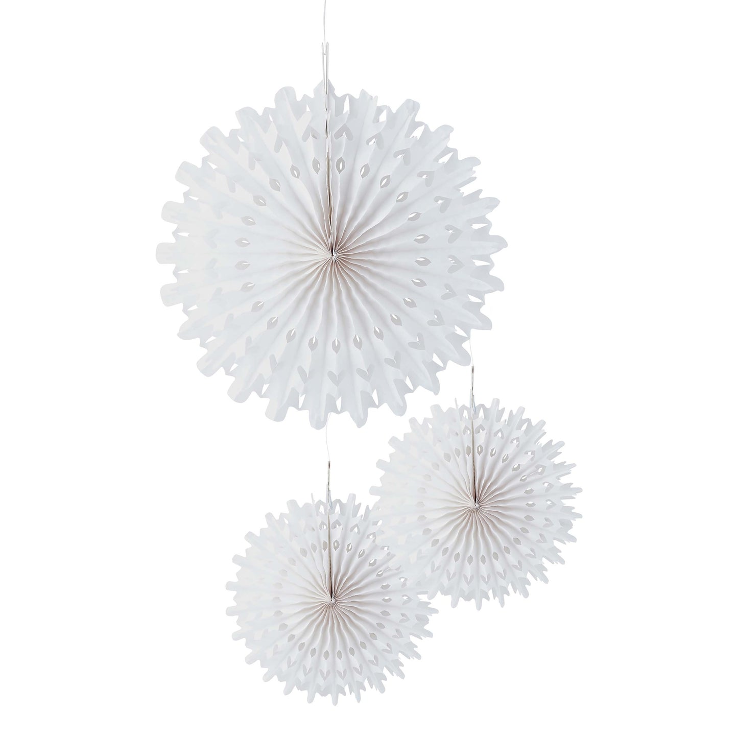 Snowflakes Honeycomb - Pack of 3