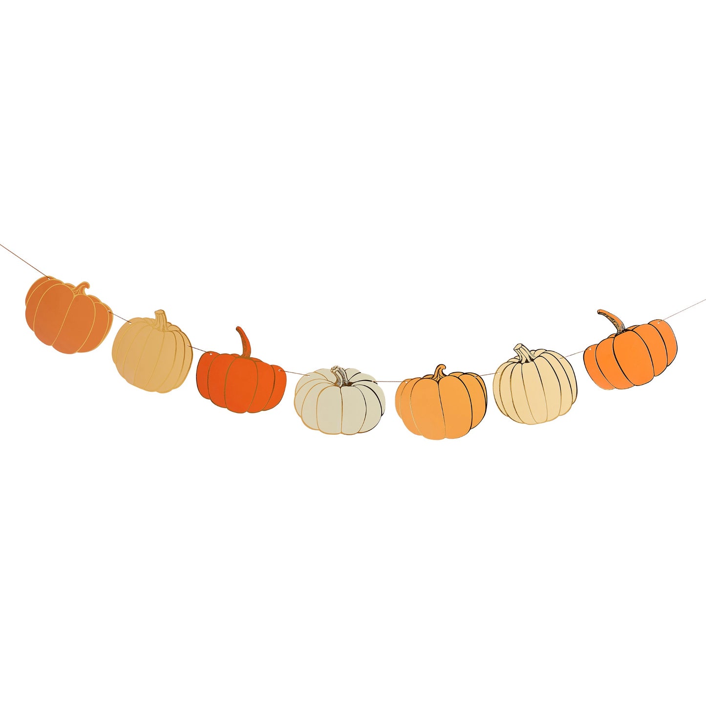 Pumpkin Card Garland 2.5m