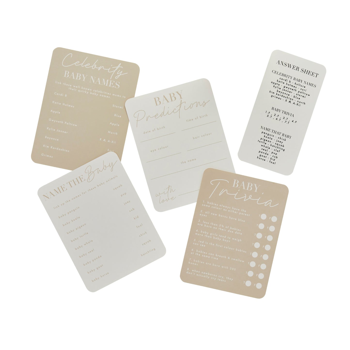 BABY SHOWER ACTIVITY PACK