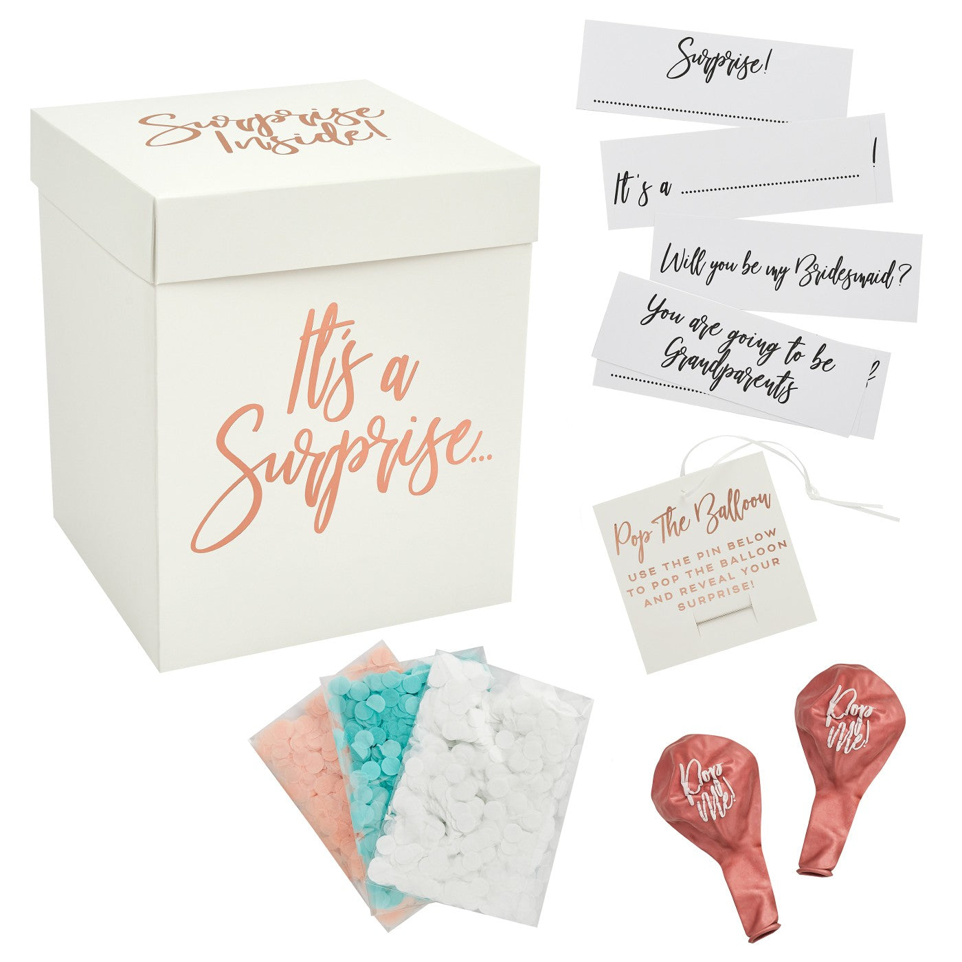 Rose Gold Surprise In A Box Set