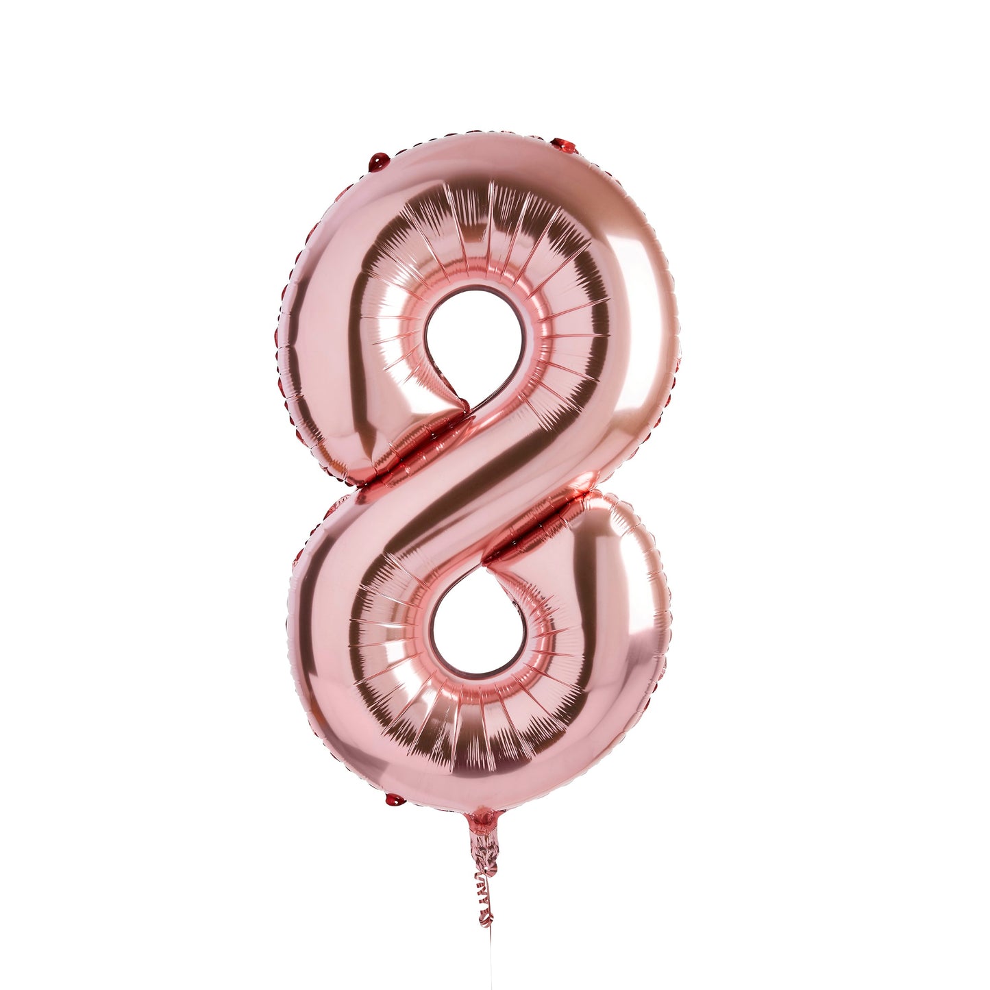 Rose Gold Number '8' Foil 34" Balloon