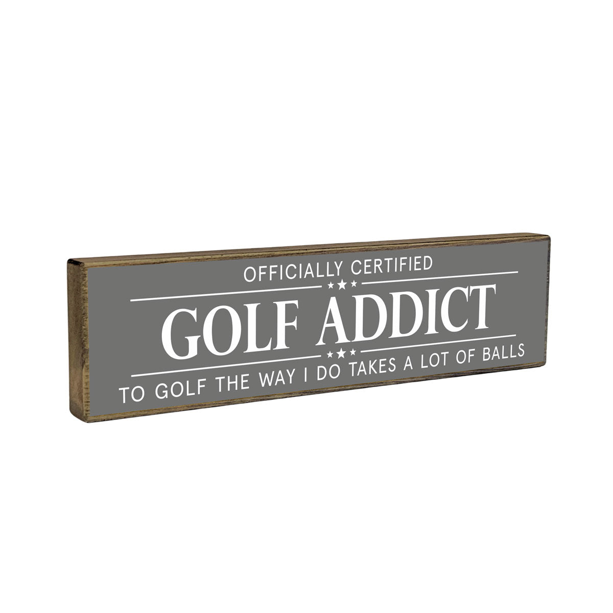 Golf Addict Mini Rustic Sign