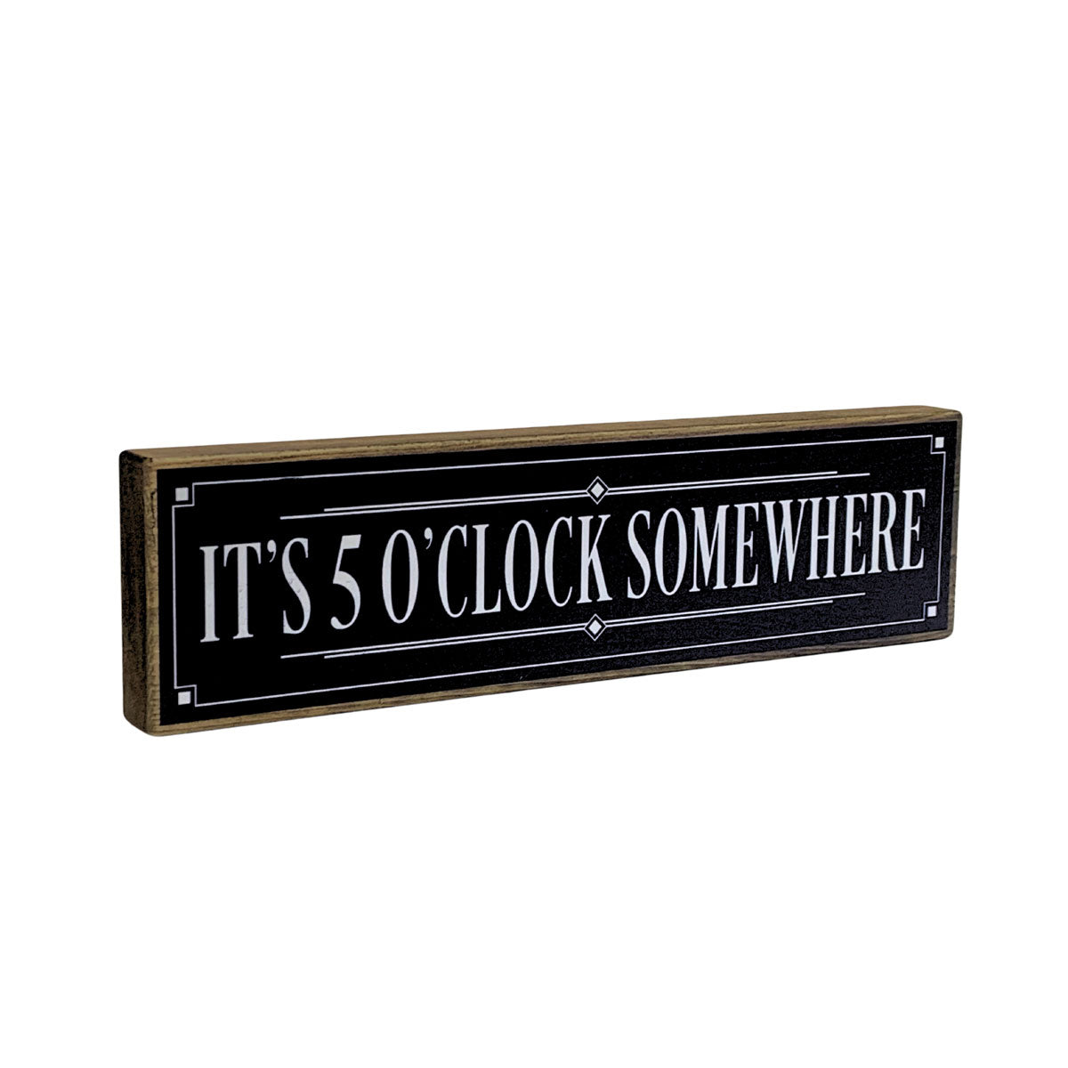 It's 5 Oclock Somewhere Mini Rustic Sign