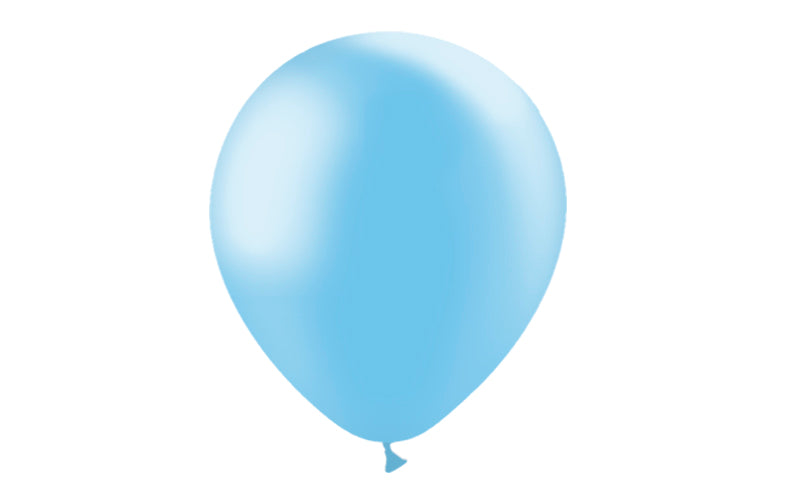 Latex Metallic 12"  (100)Sky blue