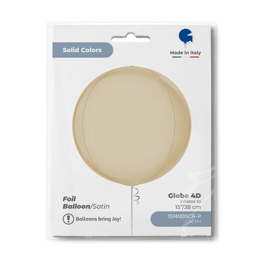 Globe 15inc Satin Cream 4D