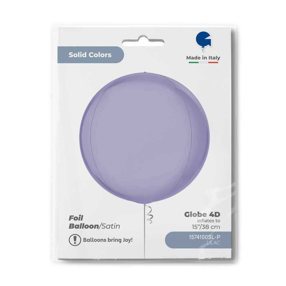 Globe 15inc Satin Lilac 4D
