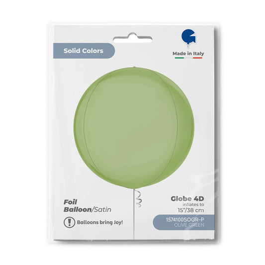 Globe 15inc Satin Olive Green 4D