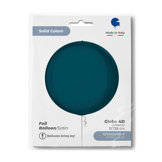 Globe 15inc Satin Petrol Blue 4D