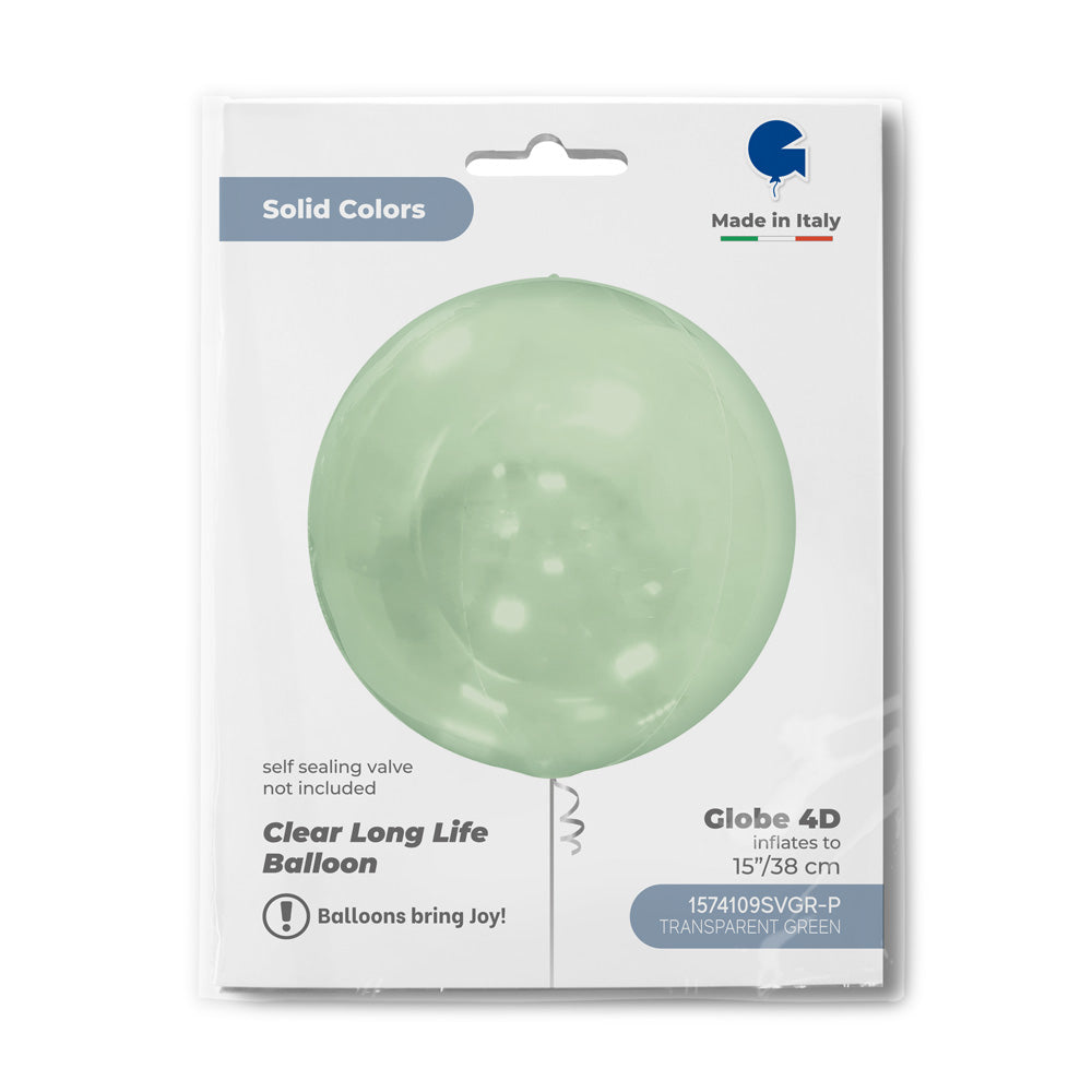 Globe 15inc Transparent Green 4D