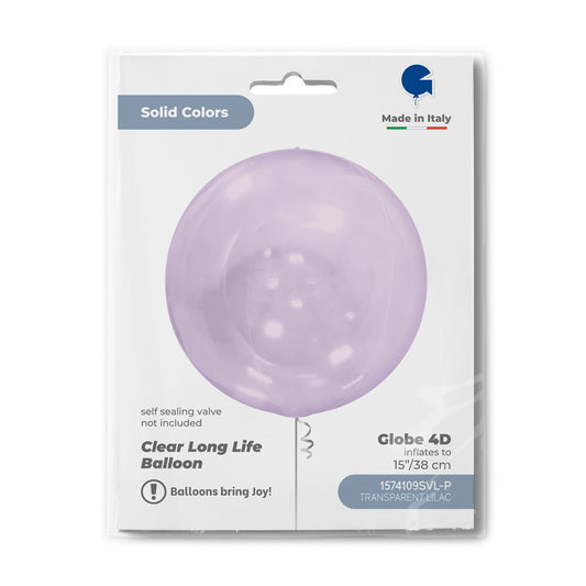 Globe 15inc Transparent Lilac 4D