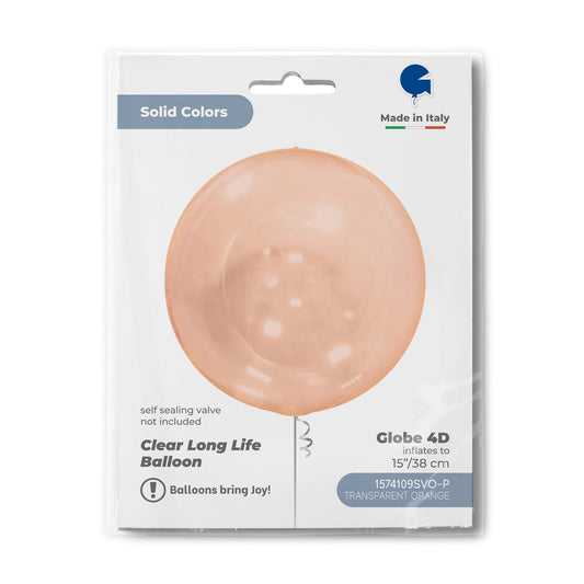 Globe 15inc Transparent Orange 4D