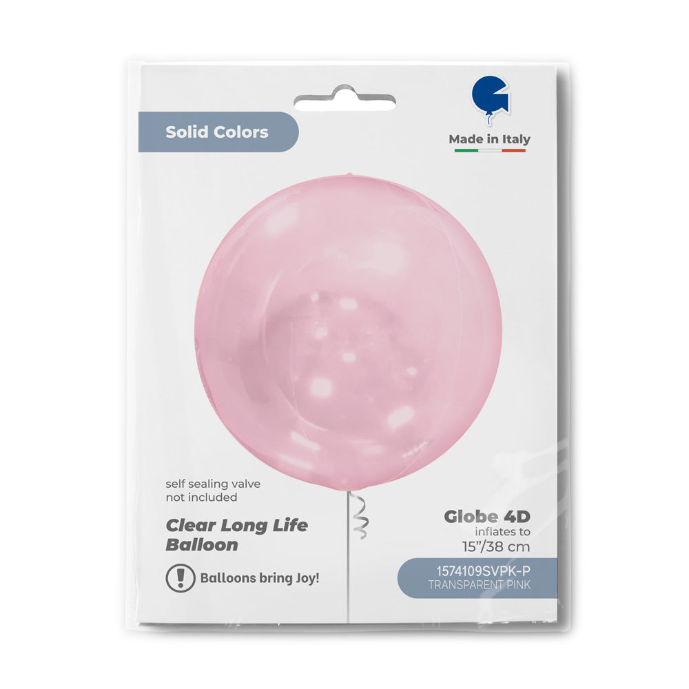 Globe 15inc Transparent Pink 4D
