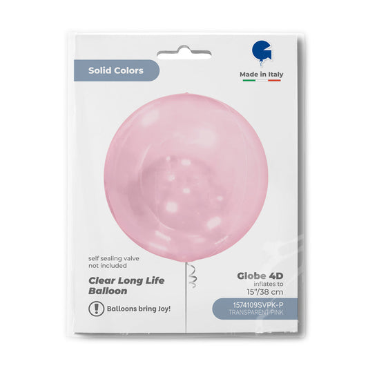 Globe 15inc Transparent Pink 4D