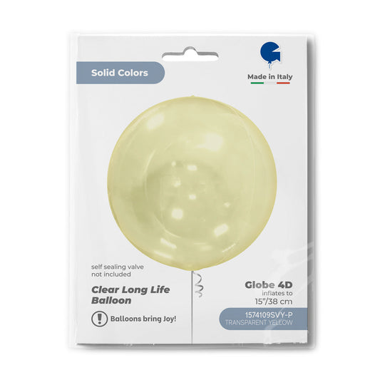 Globe 15inc Transparent Yellow 4D