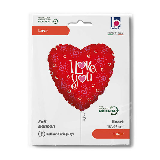 Love You Hearts  18"Heart