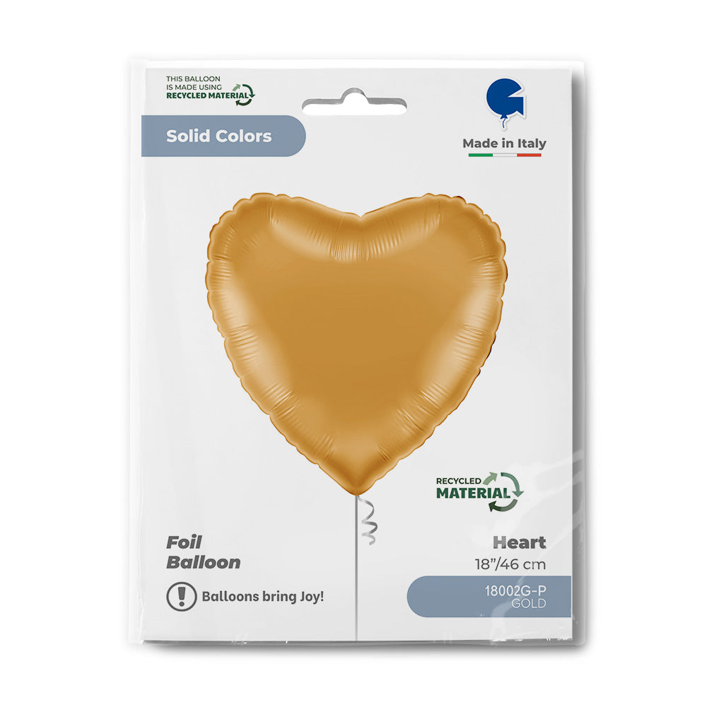 Heart 18inc Gold