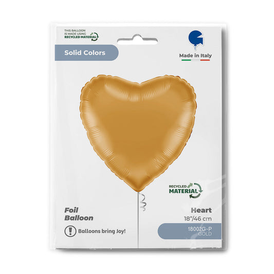 Heart 18inc Gold