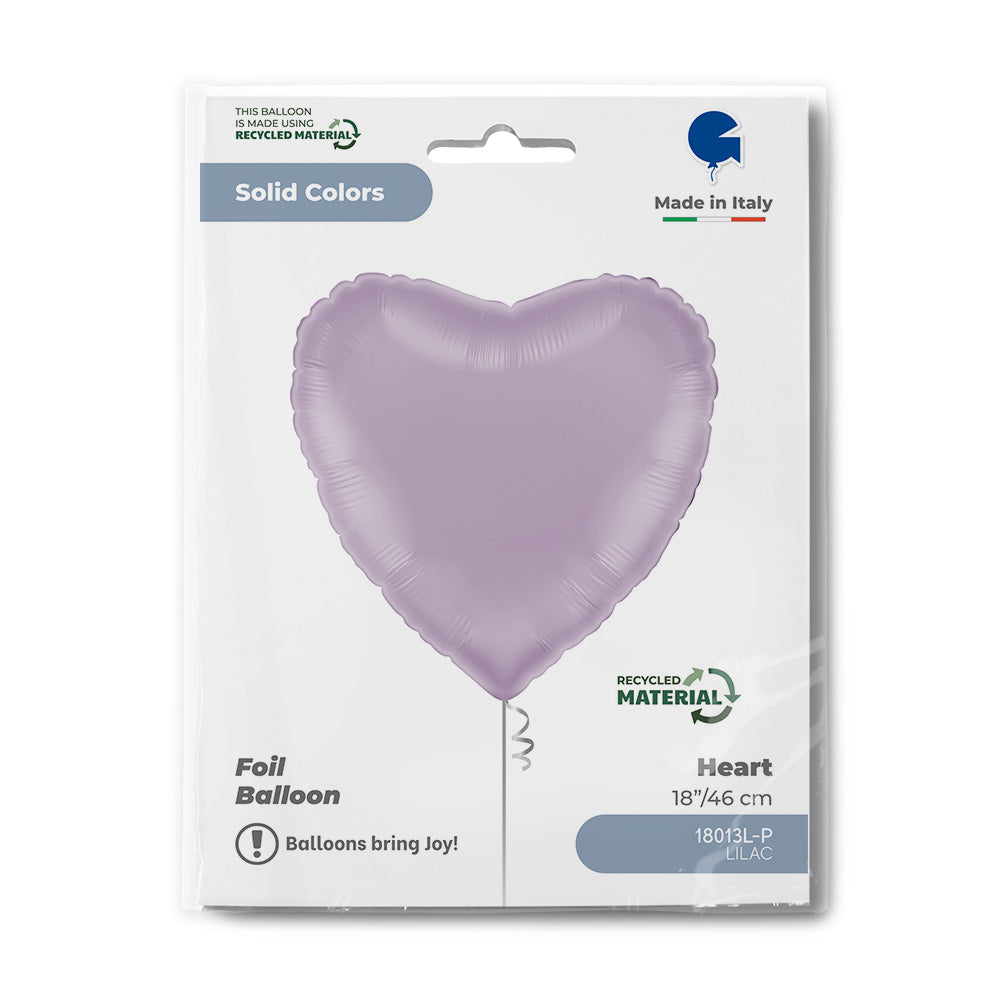 Heart 18inc Lilac
