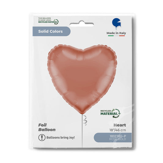 Heart 18inc Rose Gold