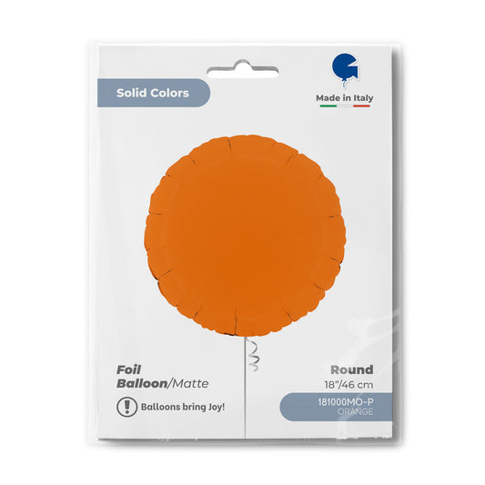 Round 18inc Matte Orange